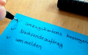 Ummeldung der Adresse bei Umzug immer erledigen.